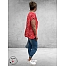 Kaffe Curve – Shirt Vilana - Poppy Red met Chalk Flowers